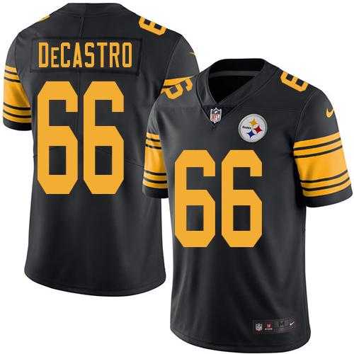 Nike Men & Women & Youth Steelers 66 David DeCastro Black Color Rush Limited Jersey,We sell and wholesale Nike Men & Women & Youth Steelers 66 David DeCastro Black Color Rush Limited Jersey on line form chian!